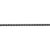 Georg Jensen læderarmbånd sort flettet 35 cm