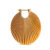 Jane Kønig Shell ørering, forgyldt – 1 stk