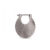 Jane Kønig Small Shell ørering, sølv – 1 stk