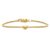 Julie Sandlau Classic, Love armbånd i forgyldt