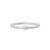 Julie Sandlau Finesse ring rhodineret sølv med cubic zirkonia