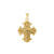 Lund Copenhagen Dagmarkors i 14 kt guld med fadervor, 18×16 mm