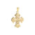 Lund Copenhagen Dagmarkors i 14 kt rødguld, 16×13 mm