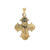 Lund Copenhagen Dagmarkors i 14 kt rødguld, 19×16 mm