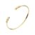Lund Copenhagen Marguerit Armring i forgyldt med 6 små margueritter