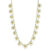 Lund Copenhagen Marguerit Collier 17×18 mm margueritter, 50 cm