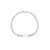 Lund Copenhagen sølv Marguerit Armbånd 2×5 mm