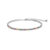 Mads Z Studio Z sølv rainbow tennisarmbånd med multi farvede zirkoner