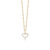 Mads Z Tender Heart 14 kt. guld vedhæng med brillanter 0,12 ct. W.SI