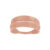 Nordahl Jewellery Folium blad ring i rosaforgyldt