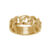 Nordahl Jewellery Panzer ring i forgyldt, 7 mm