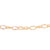 OLE LYNGGAARD COLLIER MELLEM LOVE SATINERET 18 KARAT RØDGULD 9 LED ROSAGULD 54 CM – 34 LED