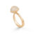 OLE LYNGGAARD Lotus stor 18 kt. guld ring med brillanter