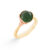 OLE LYNGGAARD Lotus 1, 18 kt. guld ring med serpentin
