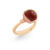 OLE LYNGGAARD Lotus 2, 18 kt. guld ring med karneol