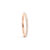OLE LYNGGAARD Love Band ring lige 18 kt rosaguld med brillanter