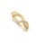 OLE LYNGGAARD Snakes ring i 18 kt guld med 4 brillanter, lille