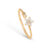 OLE LYNGGAARD Shooting Stars 18 kt guld ring med 7 brillanter