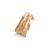 OLE LYNGGAARD Leaves 18 kt guld ring, mellem