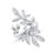 OLE LYNGGAARD ring stor Winter Frost i hvidguld med 121 brill. i alt 1,05 ct. TW.VS.