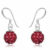 Øreringe med Swarovski krystaller – 21mm – pr par