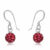 Øreringe med Swarovski krystaller – 22mm – pr par