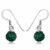 Øreringe med Swarovski krystaller – 22mm – pr par