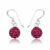 Øreringe med Swarovski krystaller – 24mm – pr par