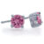 Ørestikker med Pink Zirkonia – Ø6mm – pr par