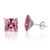 Ørestikker med Pink Zirkonia – Ø8mm – pr par