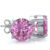 Ørestikker med Pink Zirkonia – Ø8mm – pr par