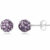 Ørestikker med Swarovski krystaller – Ø6mm – pr par