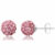 Ørestikker med Swarovski krystaller – Ø8mm – pr par