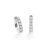 Ole Lynggaard Celebration creoler i 18 kt hvidguld med 12 brillanter, blank