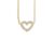 Ole Lynggaard Collier 18 karat rødguld anker 30 Heart 16 brill. i alt 0.16ct TW.VS blank (40-45 cm)