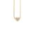 Ole Lynggaard Collier Heart 18 karat rødguld 8 brill. i alt 0.08ct TW.VS anker 30 karabinlås