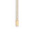 Ole Lynggaard Dobbelt design snor beige endestykker 18 karat rødguld længde 130 cm