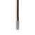 Ole Lynggaard Dobbelt design snor brun Sterling sølv endestykker længde 130 cm