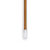 Ole Lynggaard Dobbelt design snor camel endestykker lige 18 karat hvidguld længde 130 cm