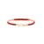 Ole Lynggaard Life armbånd i rød nylon med 18 kt. guld krog
