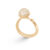 OLE LYNGGAARD Lotus mellem 18 kt. guld ring med brillanter