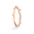 OLE LYNGGAARD Nature ring i 18 kt. rosaguld med 5 brillanter