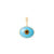 OLE LYNGGAARD 18 kt. guld ørevedhæng Evil Eye, 1 stk