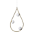 Pholc PEARLS 80 Pendel Messing/Blank Opal