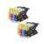Rabat sæt! Brother LC1240 – 2 x 4 farver BK-C-M-Y – Kompatibel – LC1240 – 100 ml