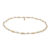 Siersbøl Bur & Perle Collier 14 kt guld, 42 + 3 cm