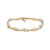 Siersbøl Bur & Perle armbånd 14 kt guld, 18+2 cm