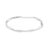 Siersbøl Bur armbånd Sølv Rhodineret, 18 + 2 cm