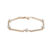 Siersbøl Pind & Perle armbånd 8 kt. 18+2cm