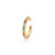 Sif Jakobs Ellera Ear Cuff i forgyldt med mix zirkoner, stor